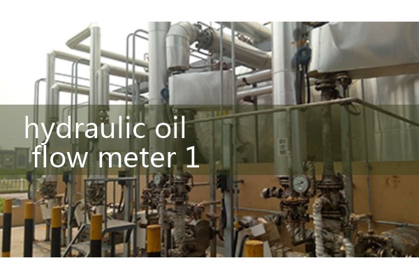 hydraulic oil flow meter 1/2 inch